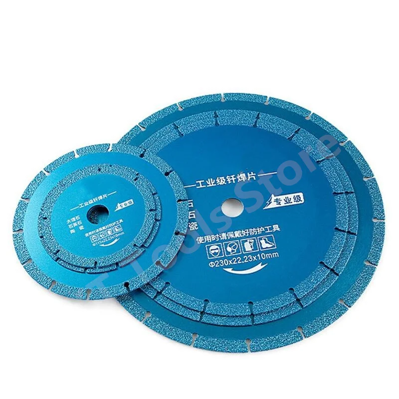 1PC 115/125/150/180/230/250/300mm Vacuum Brazed Diamond Saw Blade Renovator Multitool Stone Ceramic Marble Quartz Cutting Disc