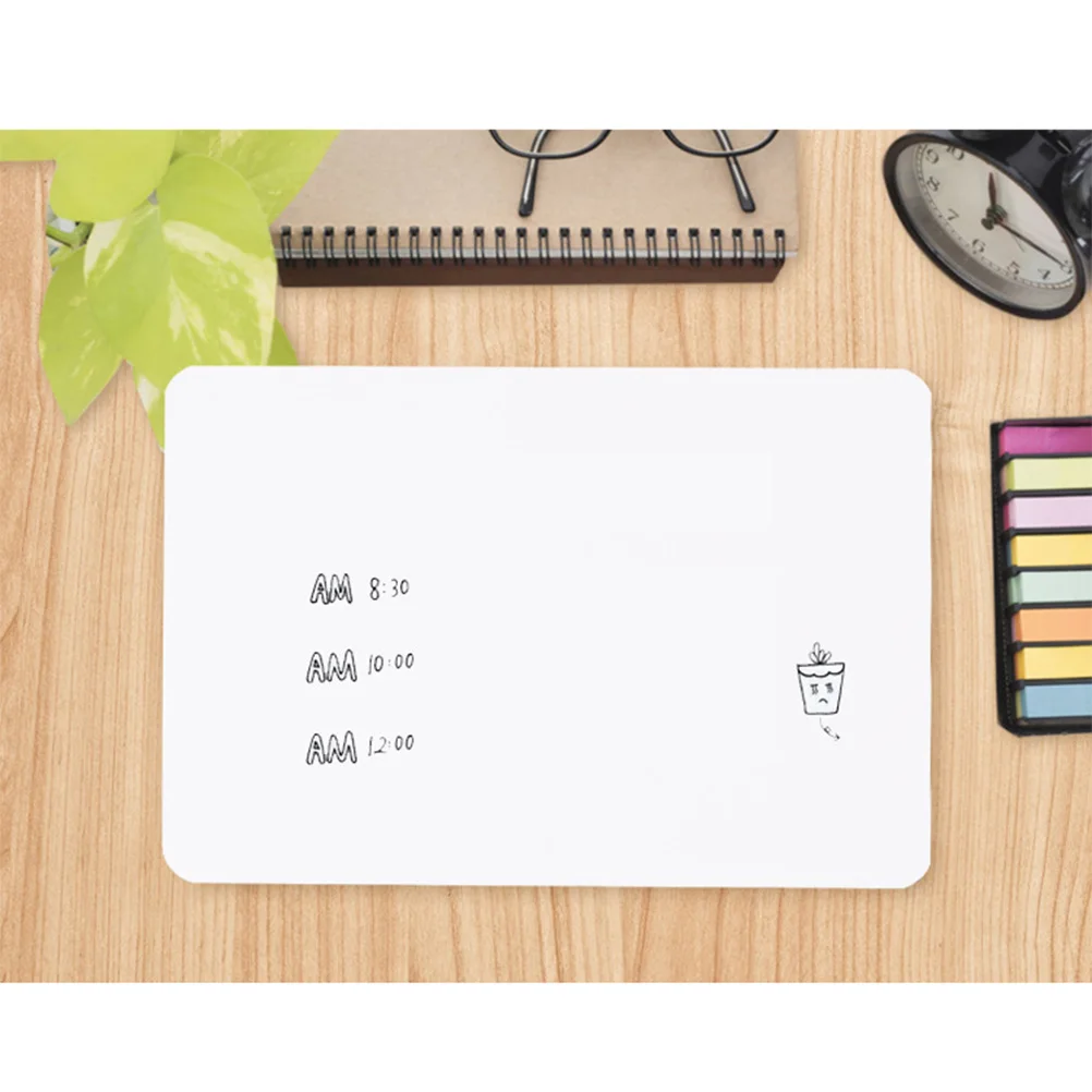 

10 pcs Parent-Child Graffiti Whiteboard Double Sided Dry Erase Lap Board for Kids Learning Study Mini School Universal Reusable