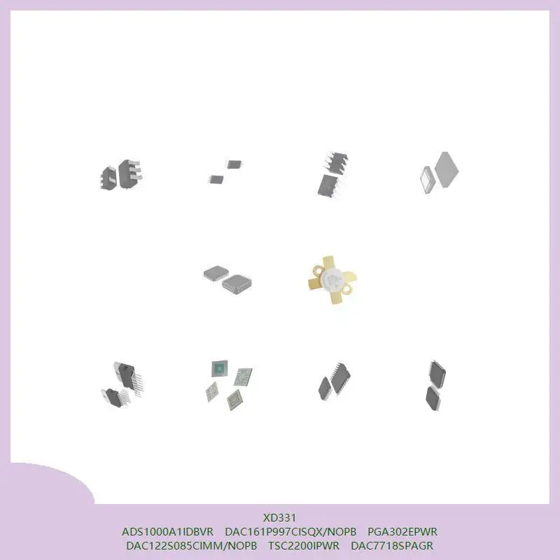 XD331 ADS1000A1IDBVR DAC161P997CISQX/NOPB PGA302EPWR DAC122S085CIMM/NOPB TSC2200IPWR DAC7718SPAGR #1