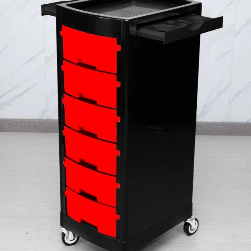 Cart Machine Cosmetic Helper Trolley on Wheels Furniture Organizer Delivery Auxiliary Hairdresser Salon Car Metal Counter Metal