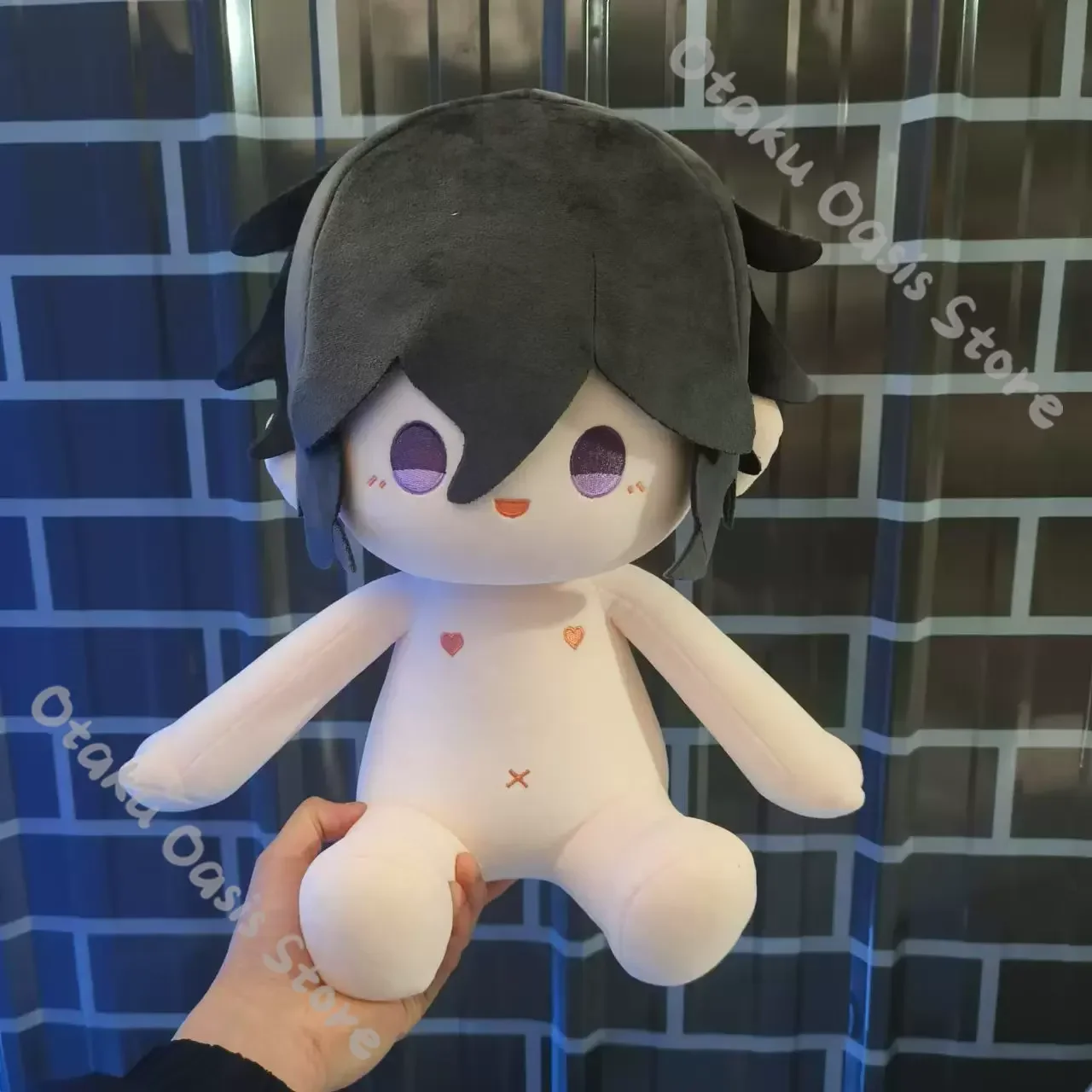 Danganronpa Kokichi Oma, Muñeco de acción de anime, Maumet Moppet, Cosplay de dibujos animados, Mascota de peluche, Adornos, Regalo de Navidad de alta calidad