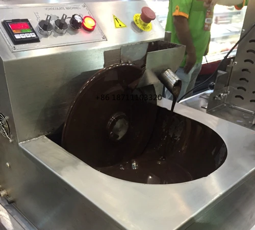 Small Tempering chocolate mixer machine maker production processing forming dispenser molding melting chocolate making equipment