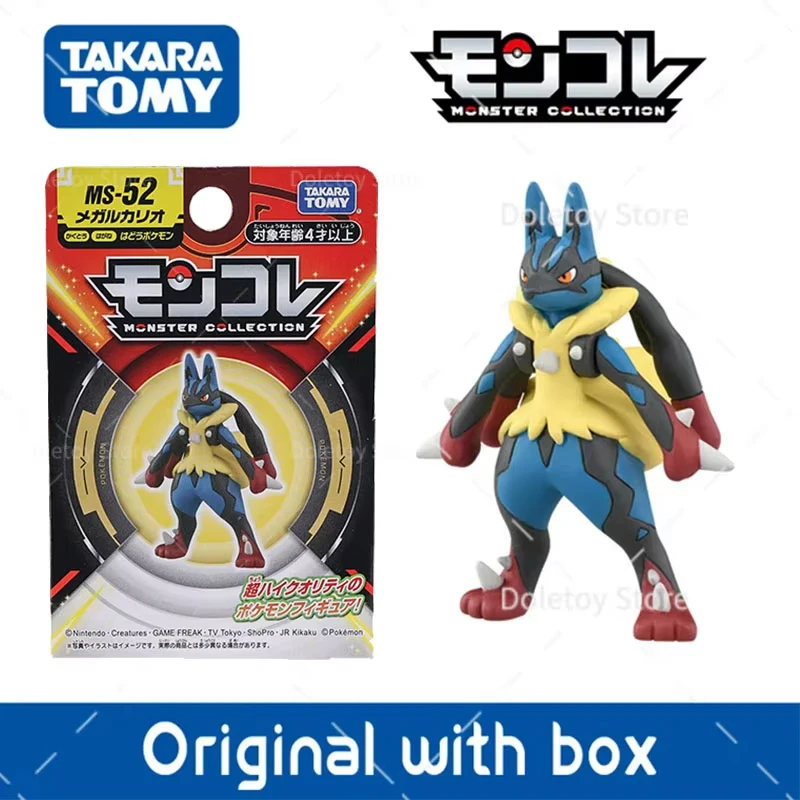 Original TAKARA TOMY Pokemon Floragato Blaziken Quaxly Quaquaval Mega Lucario Figur Spielzeug Sprigatito Meowscarada Modell Puppe Geschenke – Detail 7