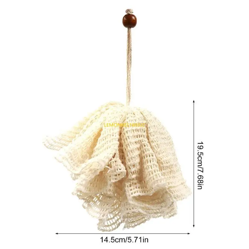 

N58C естественные отшелушивающие губки Sisal Loofah для гладкой и сияющей кожи для ежедневной