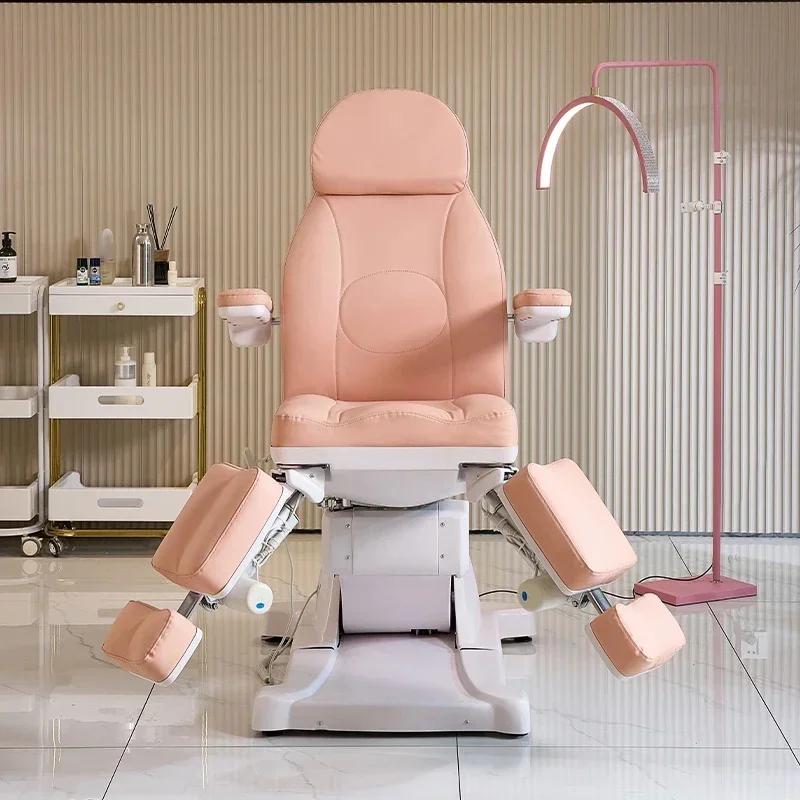 Professional Pedicure Chair Foot Therapy Tattoo Foot Soaking Bed with Rotating Electric Lifting Beauty Bed