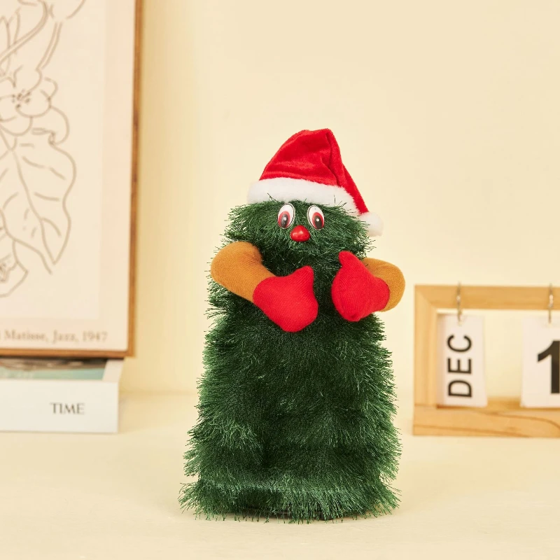 لعبة شجرة عيد الميلاد للرقص الكهربائي، لعبة دوارة مع موسيقى مبهجة، لعبة ممتعة للأطفال، هدية عيد الميلاد المثالية للأطفال