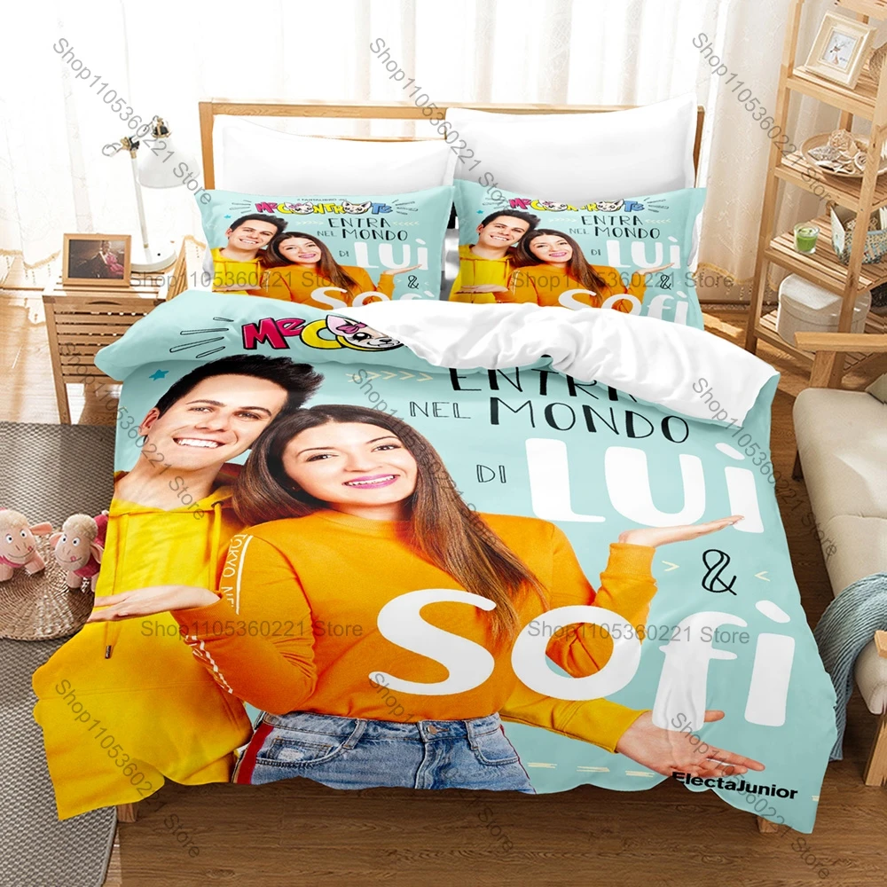 

Me Contro Te Duvet Cover + 2 Pillowcases 2026 Cartoon Character Print Soft Polyester Bedding Decor For Kids Italian Fans