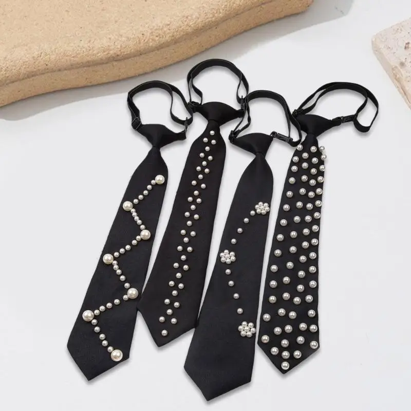 

652F Uniform Neck Tie Adult Dance Tie Party Props Neckwear for Theme Event Gathering