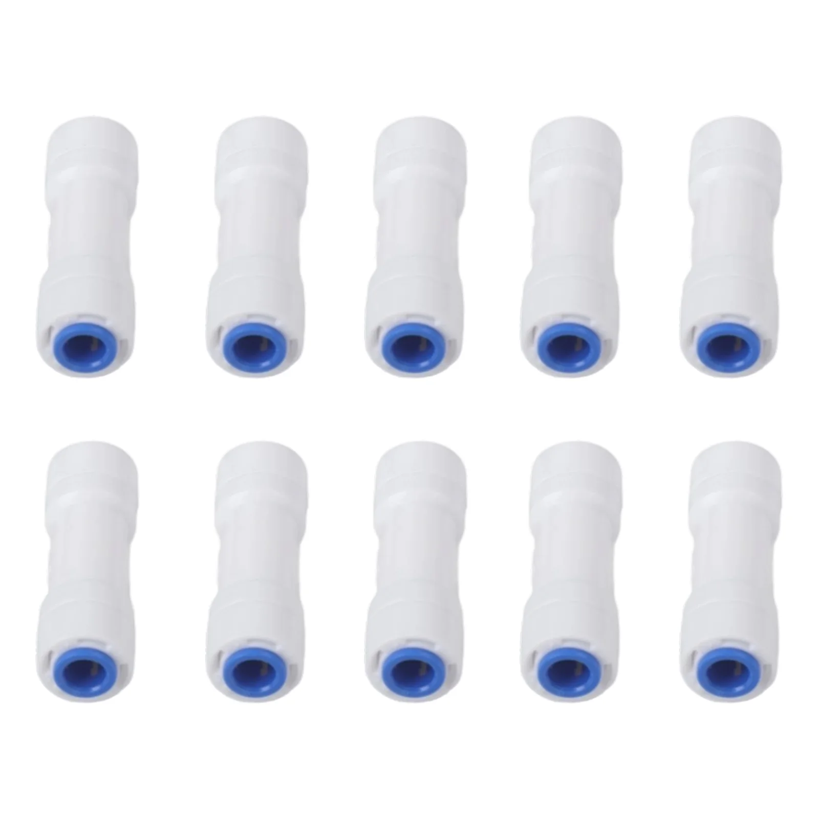 10pcs Straight Quick Connector Check Valves for RO Water Purifiers Prevent Leakage and Proper Water Flow Direction