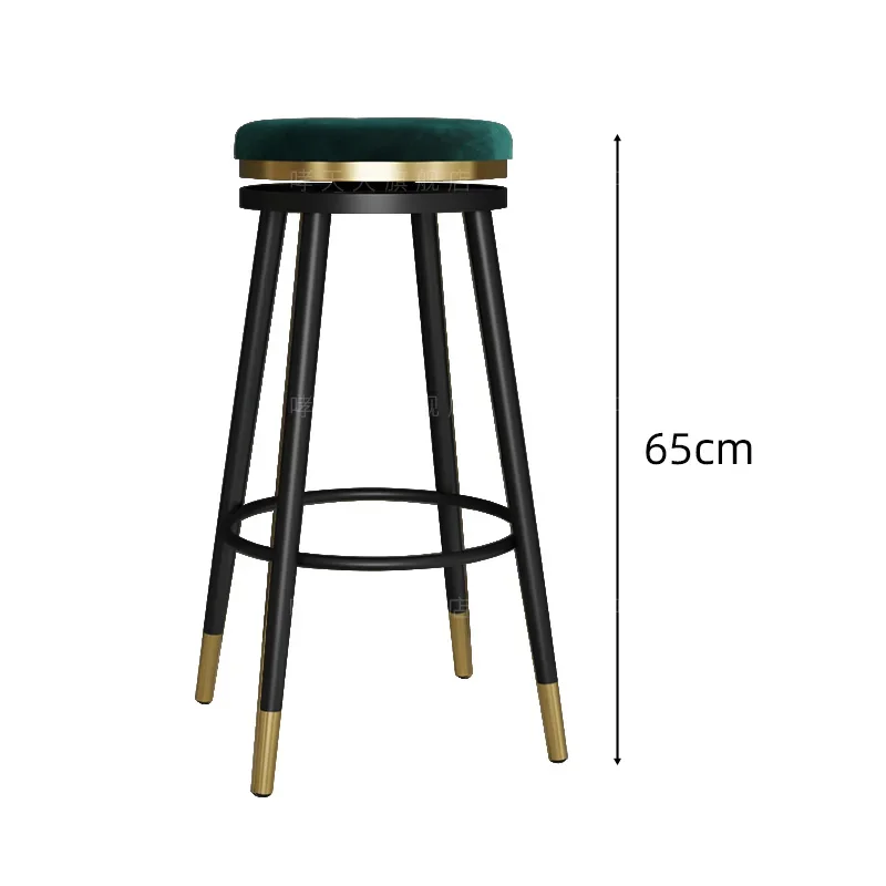 Modern High Swivel Bar Stool Gold Luxury Vintage Nordic Bar Chair Designer Dining Silla Para Barra De Cocina Bar Furniture