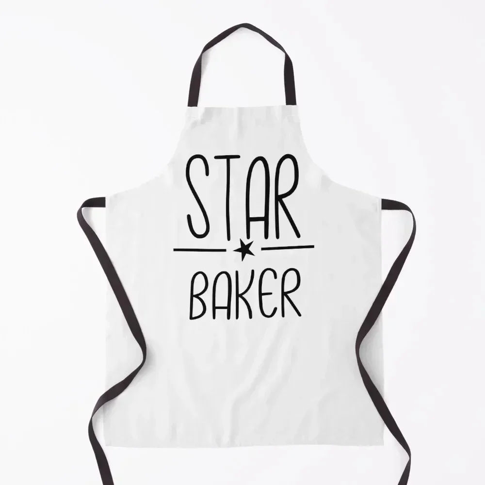 

great british baking show star baker Apron men's barbecue Men'ss Customizable restaurant accessories Apron