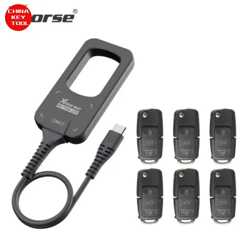 2024 Xhorse VVDI Bee Key Tool Lite + Gift 6pcs XKB501EN Wired Remotes