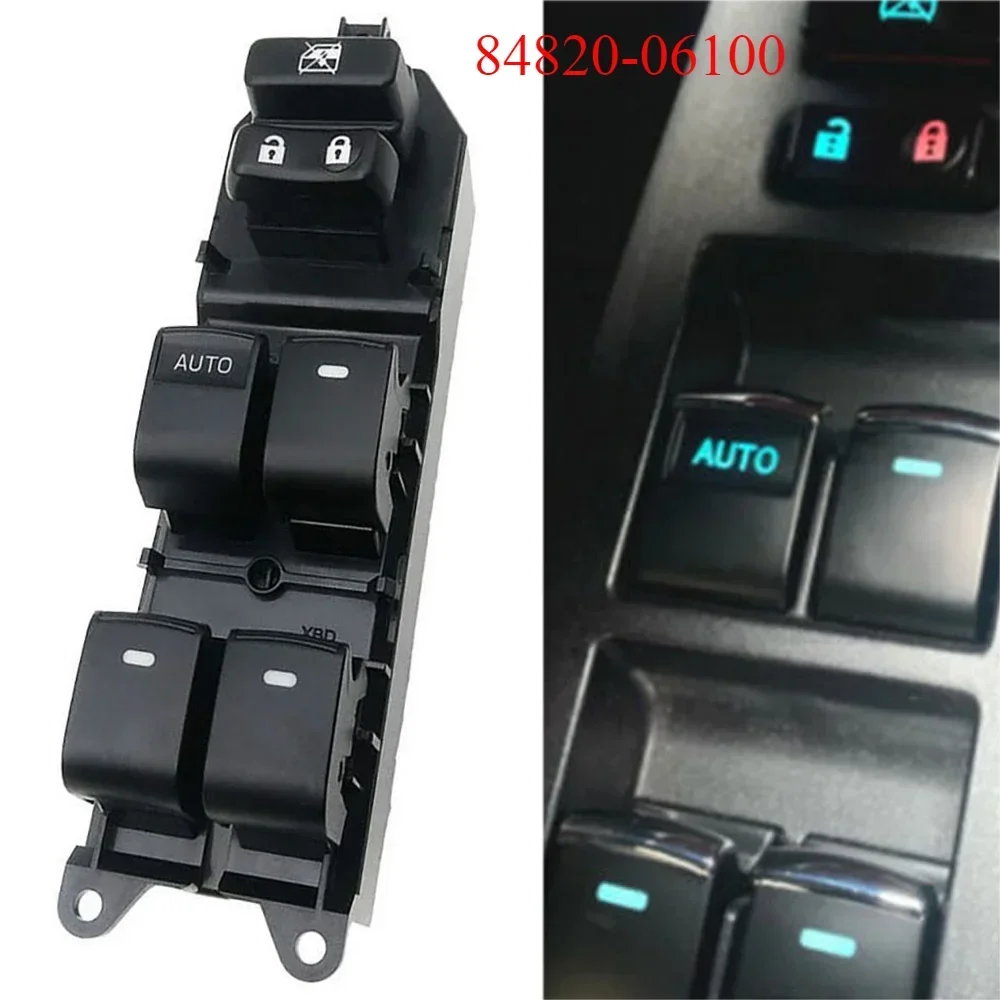 Electric Window Control Switch Button for Toyota Camry XLE 2007 2008 2009 2010 2011 2012 2013 2014 84820-06100 84820-02190