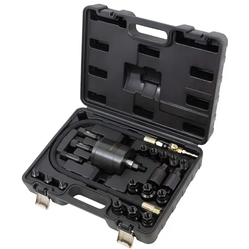 22pcs Pneumatic Fast Diesel Injector Extractor Puller Removal Tool Vehicle Injector Remover Auto Tools Set