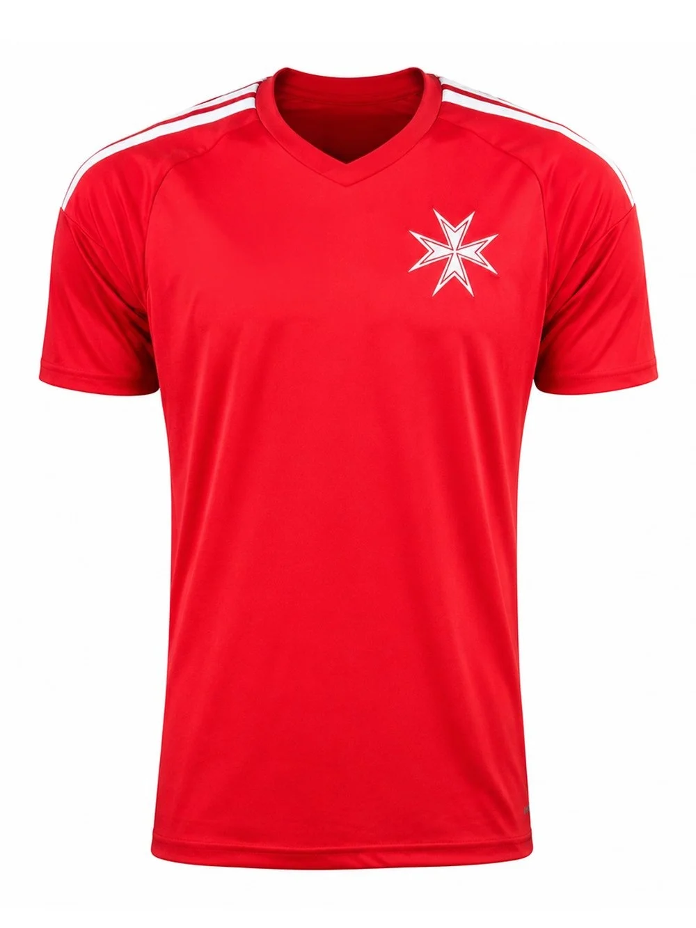 2026/27 Neuheiten Malta Herren Trikot Heim Locker Sitzend Schnell Trocknendes T-Shirt Geeignet für Alltag und Training Fanbekleidung – Detail 3