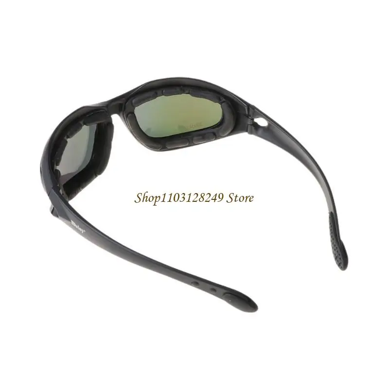 

N5KD Windproof Polarized Motorcycle Lens for Sun Glasses Riding Cycling Biker Sports