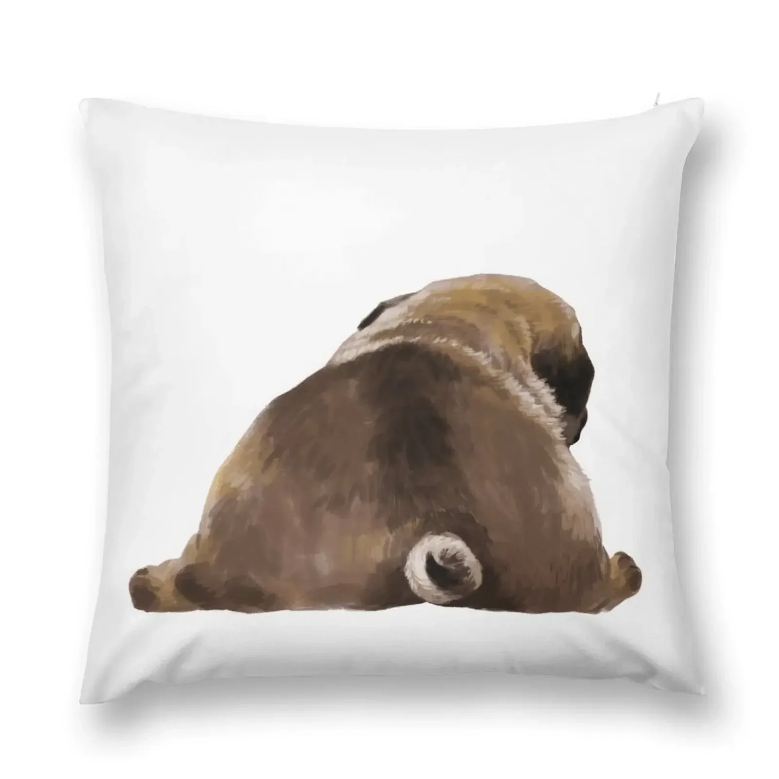 

Pug Butt Throw Pillow Sofa Covers Decorative pillowcase pillow