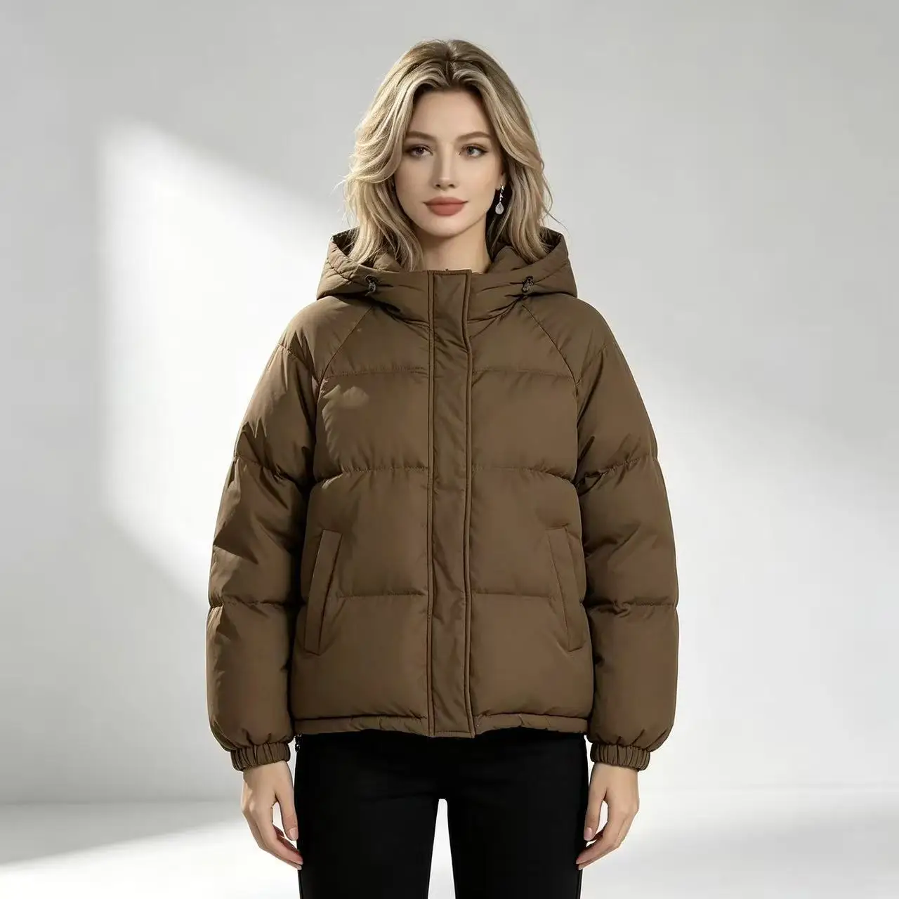 Women Long Coat 2024 New Autumn Winter Parkas Female Thick Down Cotton Coat Femme Casual Short Warm Thick Outerwear Ladies Top