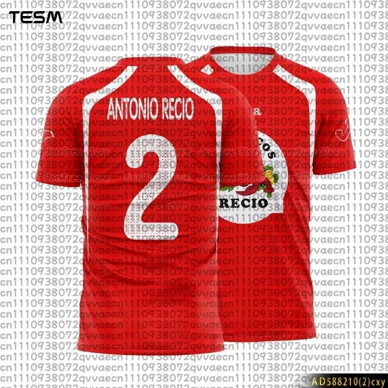2026 Summer New Seafood Shrimp Recio Print Men Sportwear Casual Gift Party Tee Top Harajuku Parent-Child Matching Outfits Top ﻿