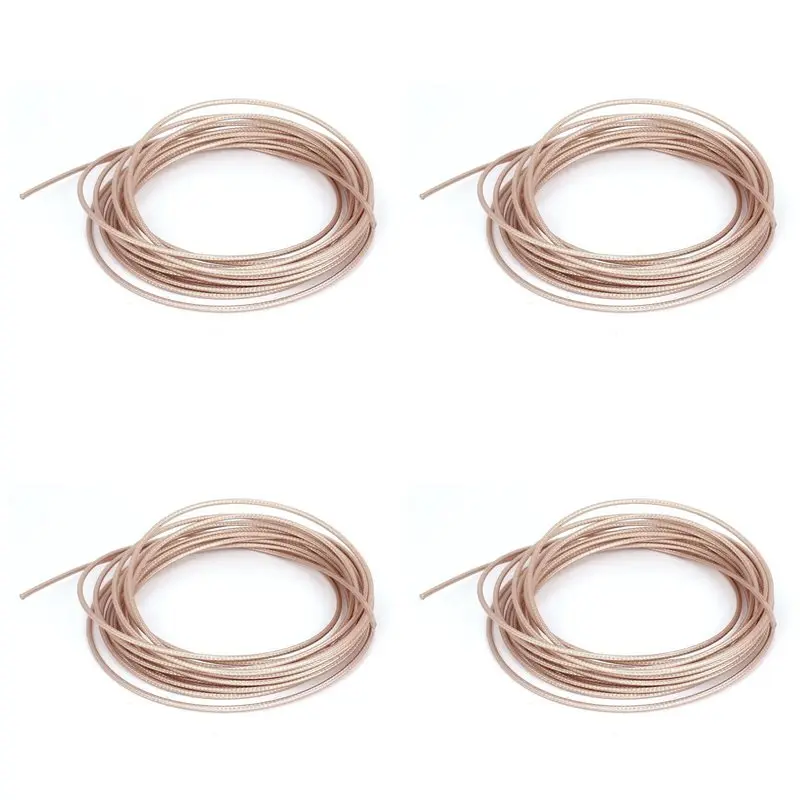 A52T 4X RG316 Coax Coaxial Cable Lead Low Loss RF Adapter Wire 5M Length