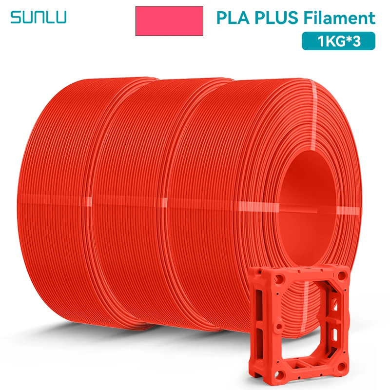SUNLU 3KG PLA/PLA PLUS Filament 1.75mm 1KG Zonder Lade 3D Printer Filament voor 3D Printer & 3D Pen, Refll Filament