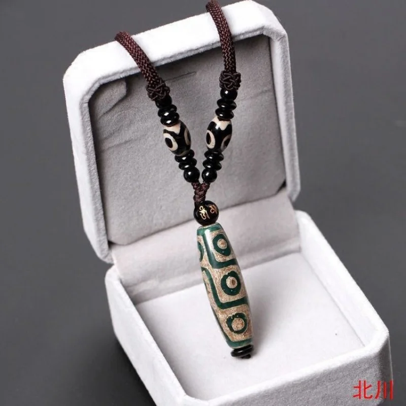 Pure Natural Vintage Tibetan Agate Tophus Necklace Pendant Ethnic