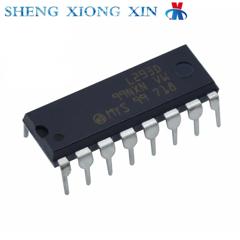 

10pcs/Lot L293D Plug-in DIP-16 Motor and Fan Controller and Driver L293 Integrated Circuit