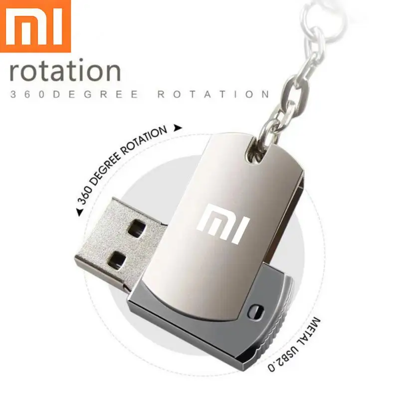 USB-флеш-накопитель Mijia Xiaomi 16 Тб, USB 3,0, высокоскоростной переносной накопитель, водонепроницаемая металлическая флэш-карта, большой емкости