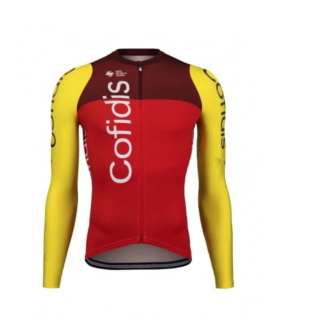 SPRING SUMMER 2025 COFIDIS TEAM Cycling Jersey Long Sleeve Bicycle Clothing With Bib PANTS Ropa Ciclismo