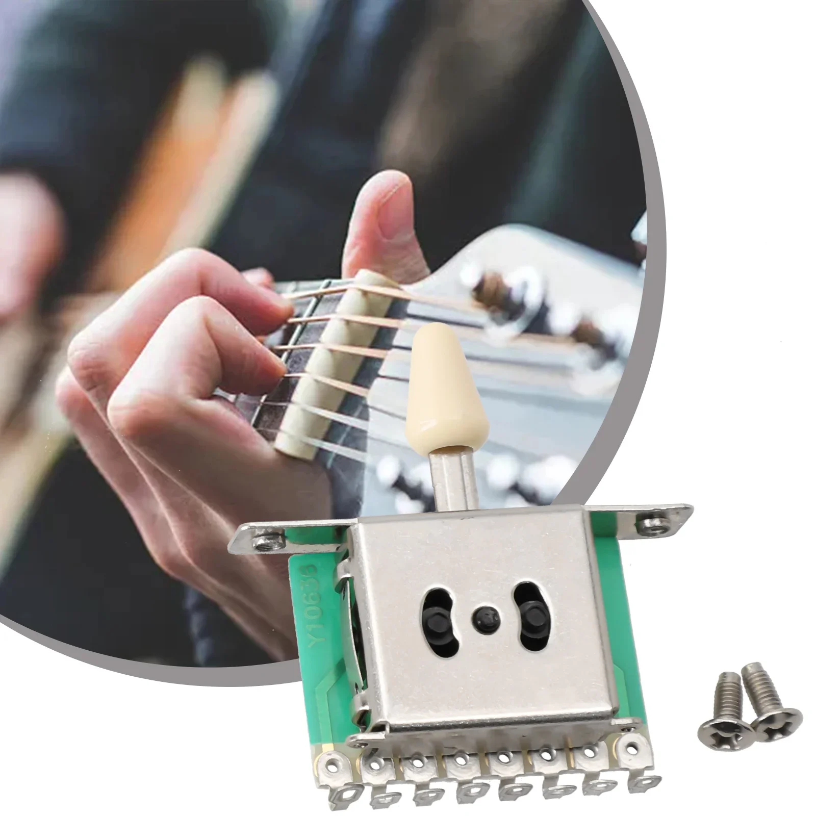 

Guitar Switch Shift Switch Durable Zinc Alloy 5 Way Pickup Selector Switch For Electric Guitar Various Knob Styles