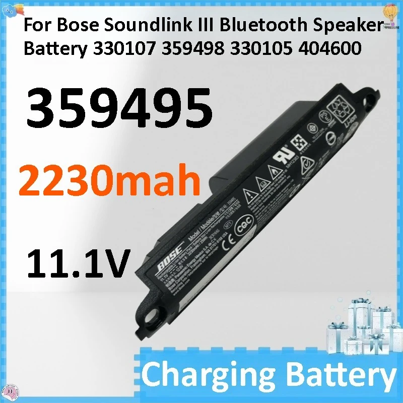 Battery 359495 11.1V 2230mAh Battery for Bose Soundlink III Bluetooth Speaker Battery 330107 359498 330105 404600 330105A