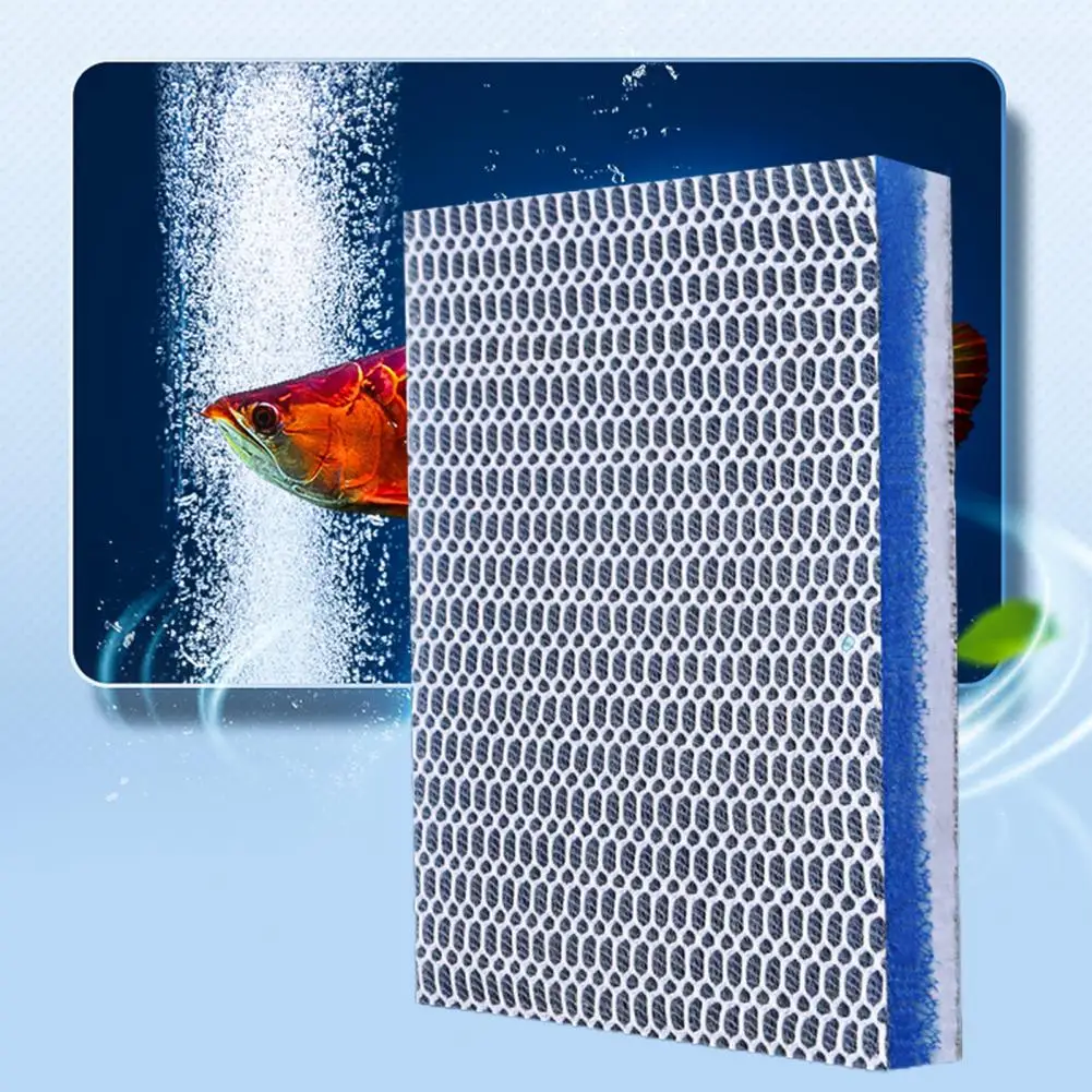 Durable Fish Tank Filter Material High Density Clean Water Reusable Fish Tank Pond Cotton Sponge