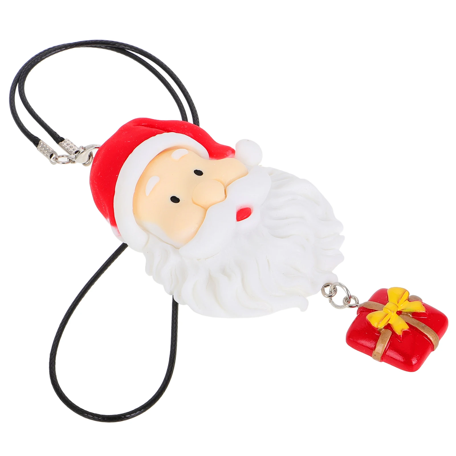 

Snowman Decorative Car Pendant for Rear View Mirror Interior Ornament Plastic Festive Hanging Cartoon Christmas Charm