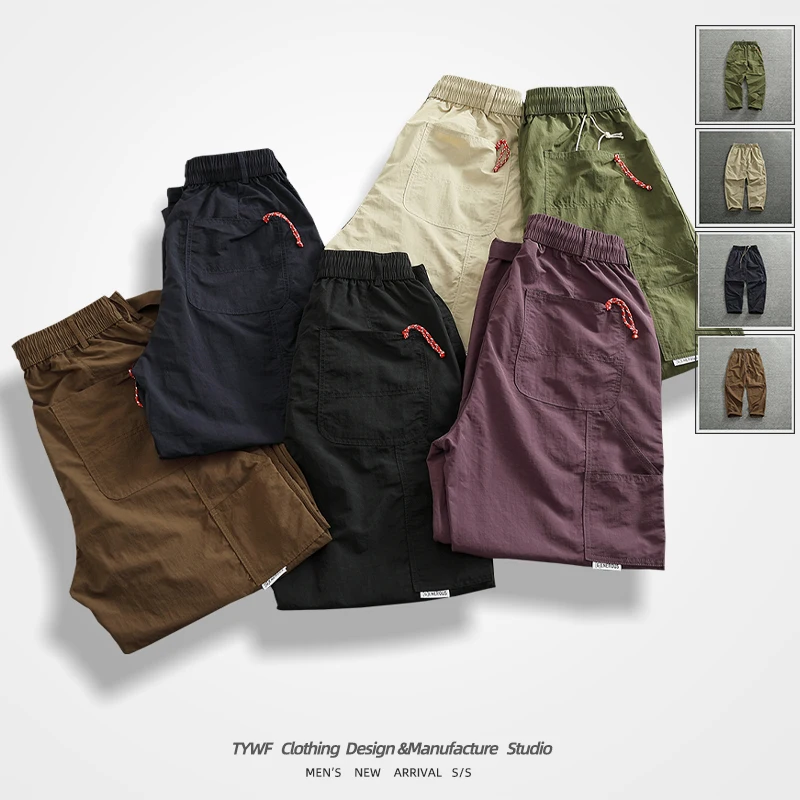 

Модные уличные повседневные брюки, свободные пригородные горные солдатские прямые легкие модные мужские брюки Urban Sle