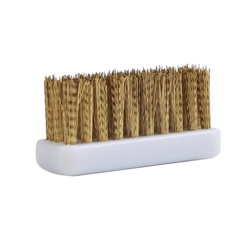 Alat Sikat Pembersih Printer 3D Canggih Sikat Gigi Kawat Tembaga Pegangan Sikat Tembaga untuk Nosel Pembersih Anycubic Vype Hotend