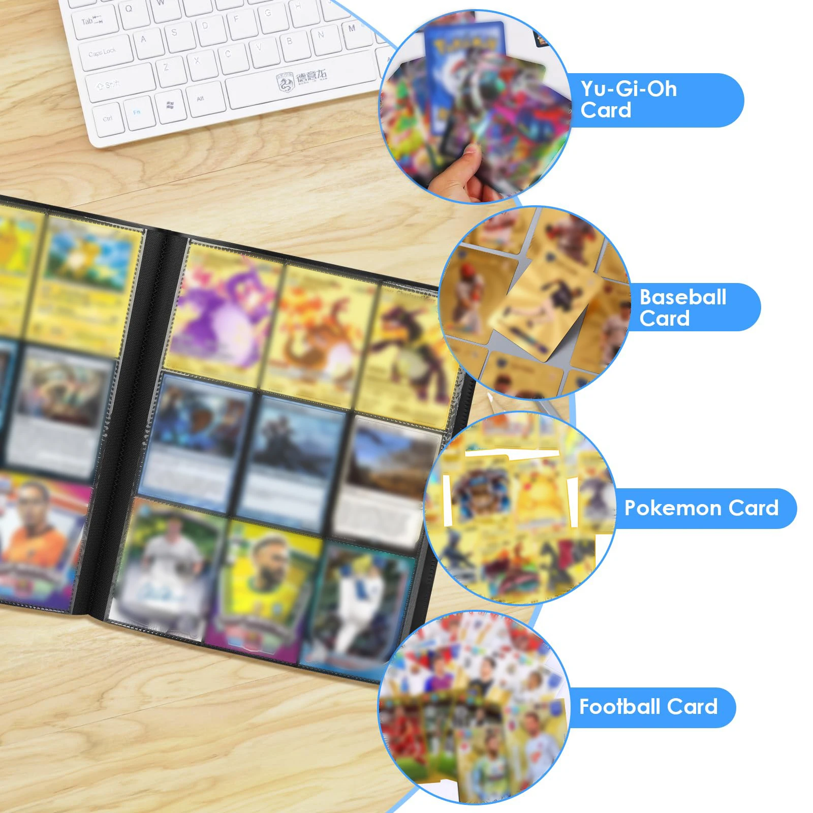 360 Cards Binder Album Pocket  - огляд і ціна Card Penny Sleeve