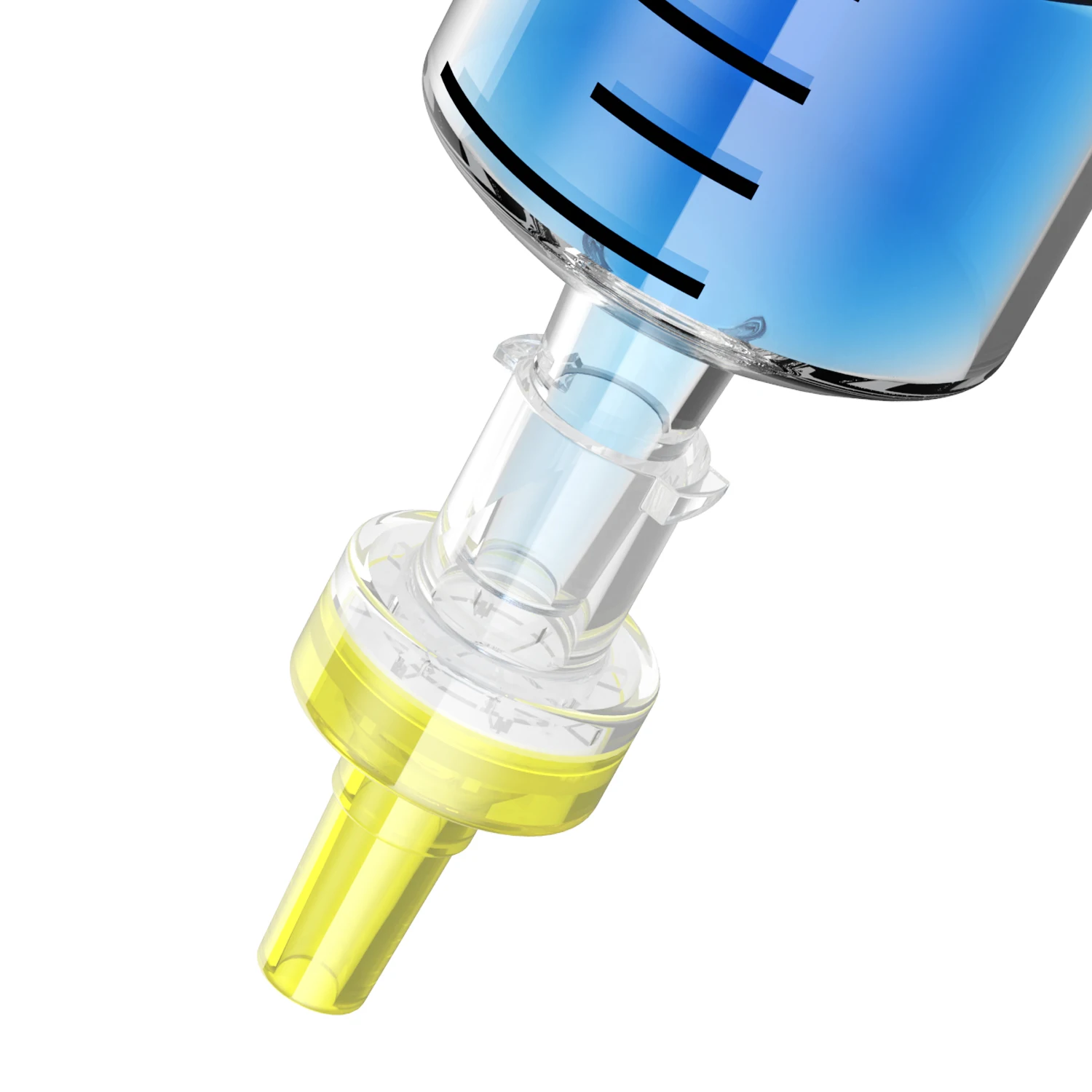 مرشح حقنة معقمة PES (Polyethersulfone) ترشيح محب للماء، Luer Taper 4 مم قطر 0.22/0.45 أم عبوة فردية