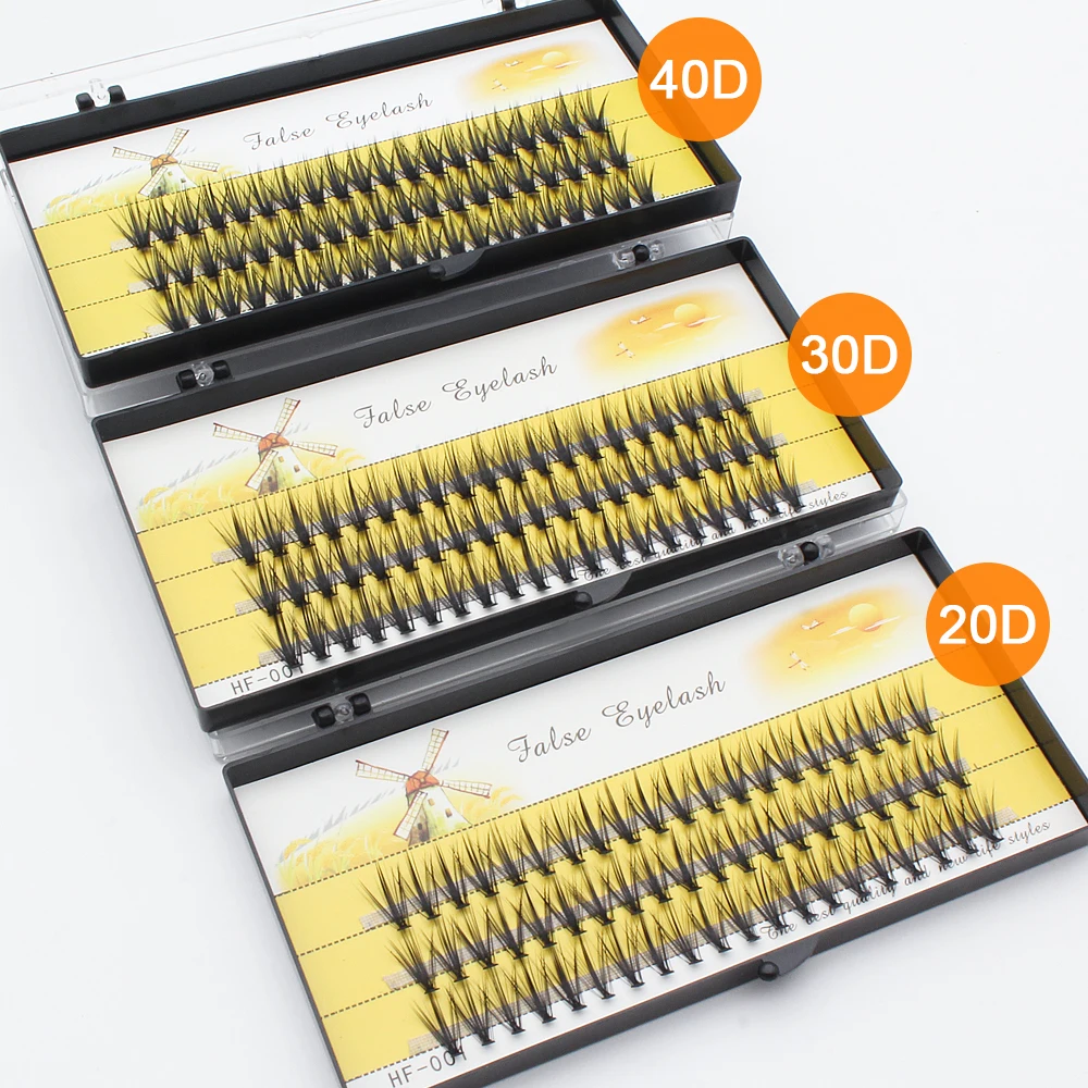 Thick 30D Mink Eyelash Extension 3D Volume Effect Fluffy Faux False Makeup Eyelashes Natural Long Black Grafting Lashes Ciliosk