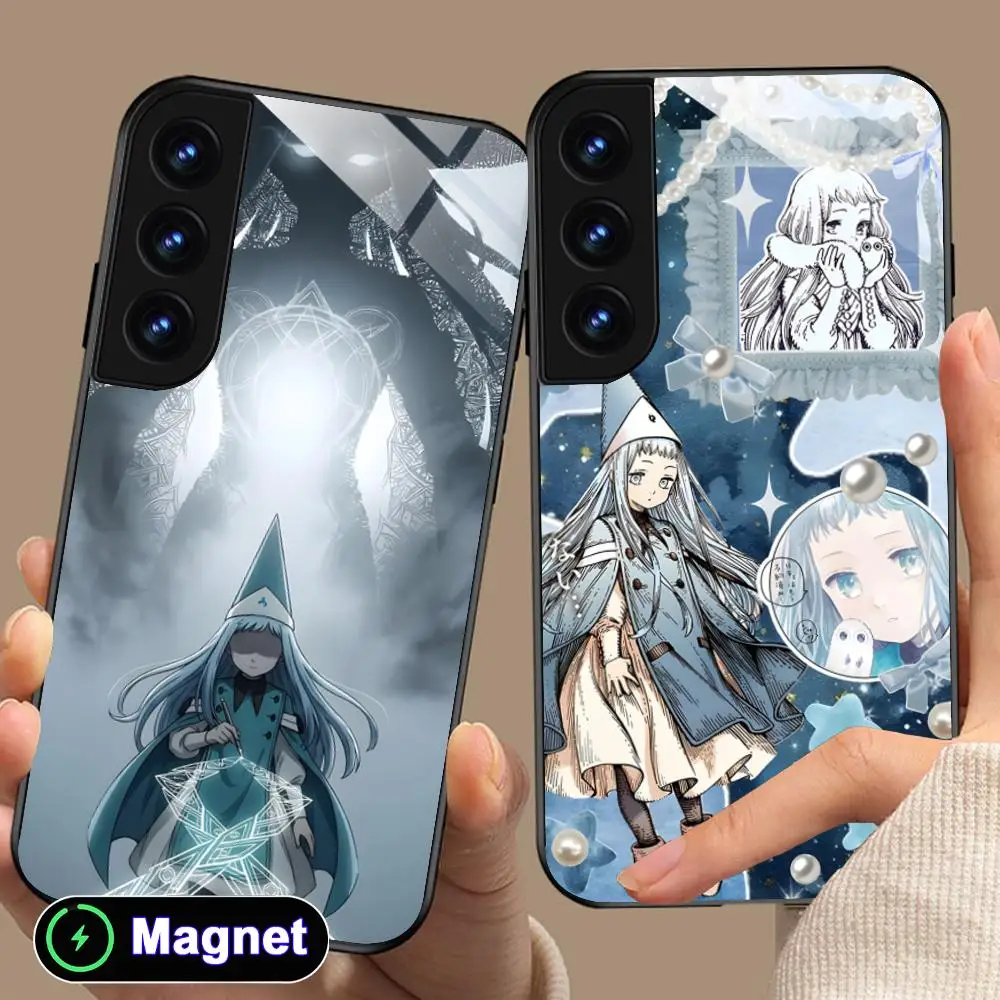 Witch Hat Atelier Rieheh Phone Case for Samsung Galaxy S26 S25 S24 S23 S22 S21 S20 Note20 Plus FE Ultra Glass Magnet Cover