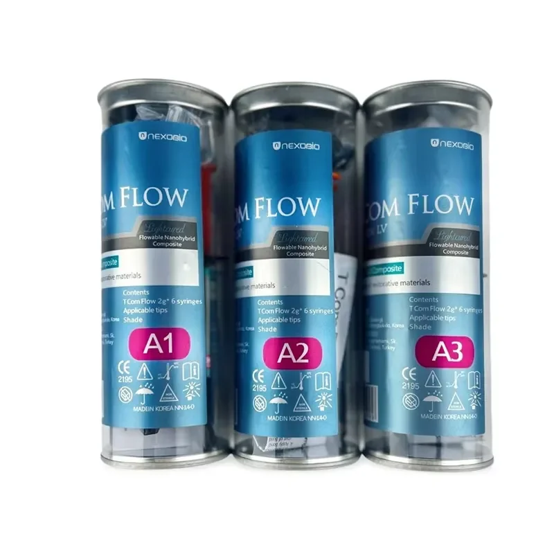 Nexobio A2 A3 Flowable Composite Dental Consumables Light Cure Fluid Nano Filling Material Korean Dental Resin
