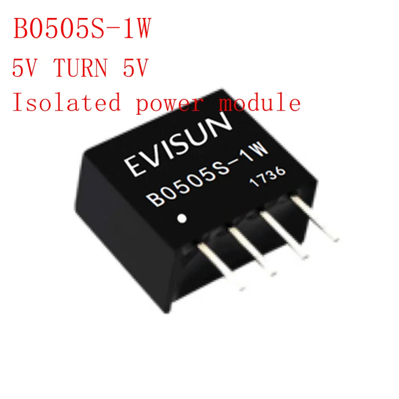 

5PCS-100PCS B0505S-1W B0505S DC-DC power module 5V turn 5V Isolate the stabilizing power module