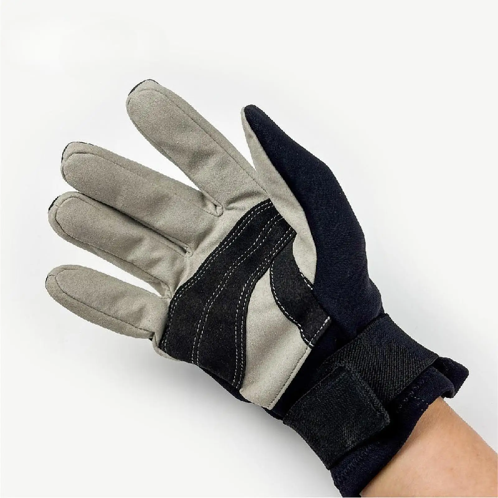 

Sturdy Five Finger Diving Gloves Anti Cut Swimming Gloves Durable Microfiber AMARA Leather Water Proof Gloves for Surfing