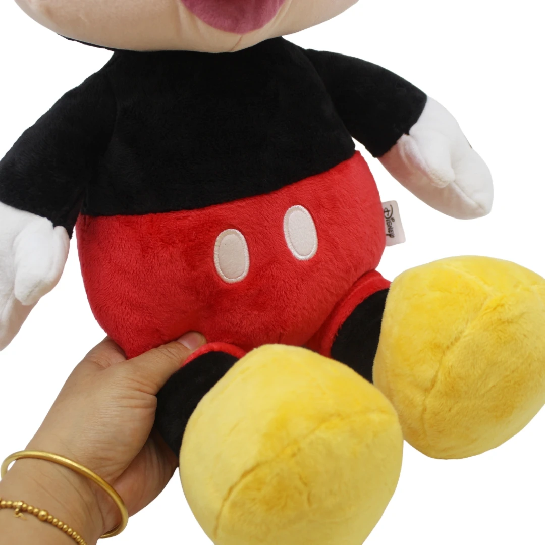 1piece 19inch Disney Mickey Mouse Plush Toys Kawaii Anime Mickey Stuffed Plush Models Dolls Toy Kids Birthday Christmas Gift toy - view 5