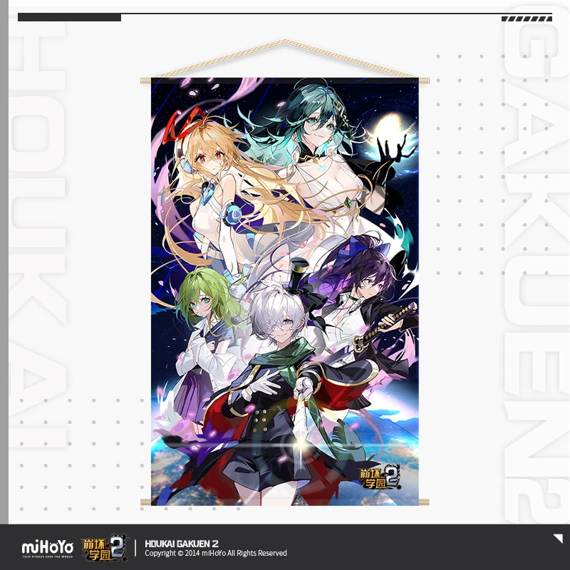 MiHoYo Game Official Honkai Impact 2 Original Authentic CG Series Hanging Pictures