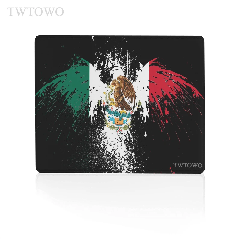 Mexico Flag Mouse Pad Gamer Custom HD MousePads Anti-slip Laptop Natural Rubber Soft Carpet Mouse Mat Desktop Mouse Pad