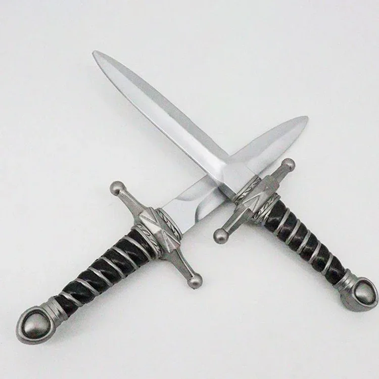 Simulation Dagger 38cm Pu Children Sword Weapon Movie Cosplay Sword Prop Role Play Gift Safety Weapon Kid Adult Model