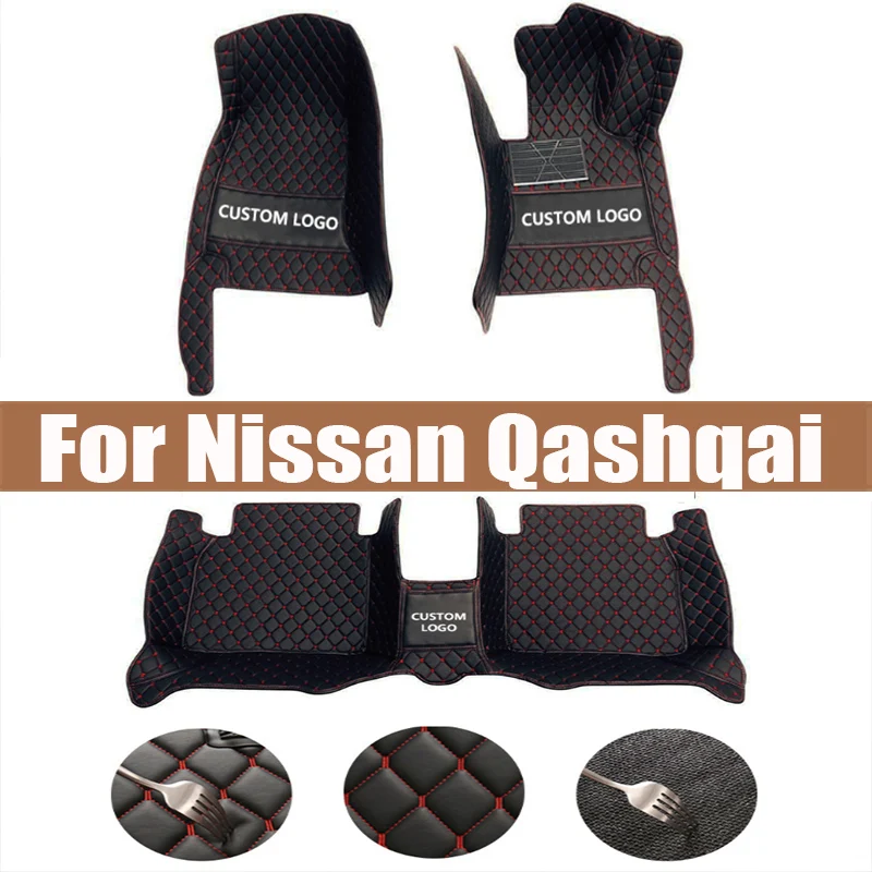 

Car Floor Mats For Nissan Qashqai 2008 2009 2010 2011 2012 2013 2014 2015 Custom Foot Pads Carpet Cover Interior Accessories