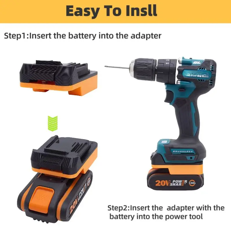 Imagem -03 - para Absx Makita Adaptador para Absx 20v 4pin Bateria Li-ion Converter para Makita 18v bl Conversor de Ferramenta Elétrica Apenas Adaptador