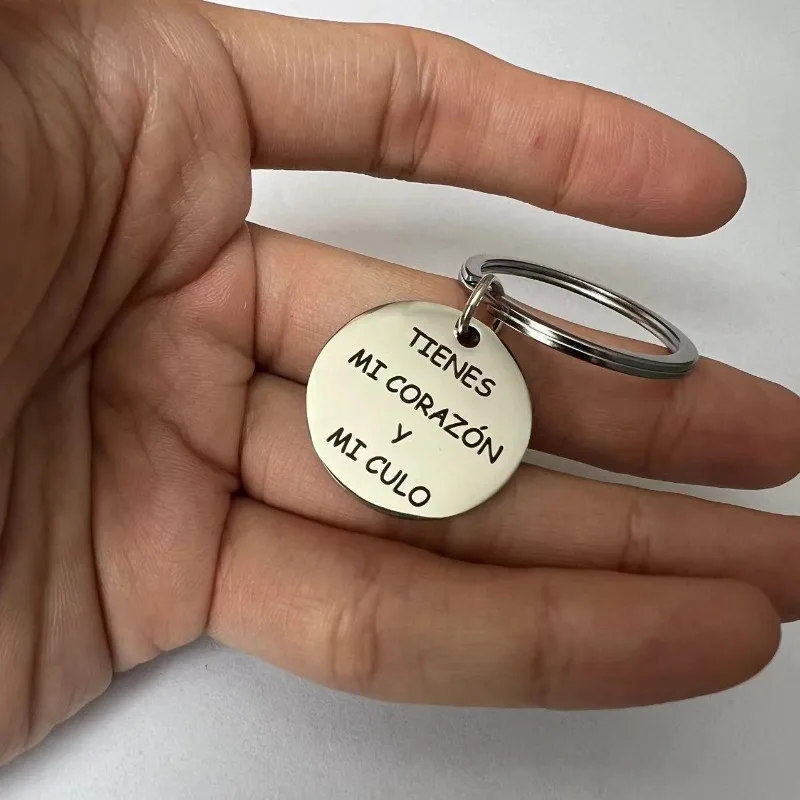 1PC Keychain To Boyfriend To My Husband Llavero Para Pareja, Regalo De San Valentín, Regalo De Cumpleaños