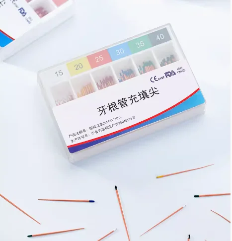 120pcs/box Taper tip Large Taper Dental Oral Consumables Hot Gutta-Percha Stick Tooth Root Canal Filling Material Dental